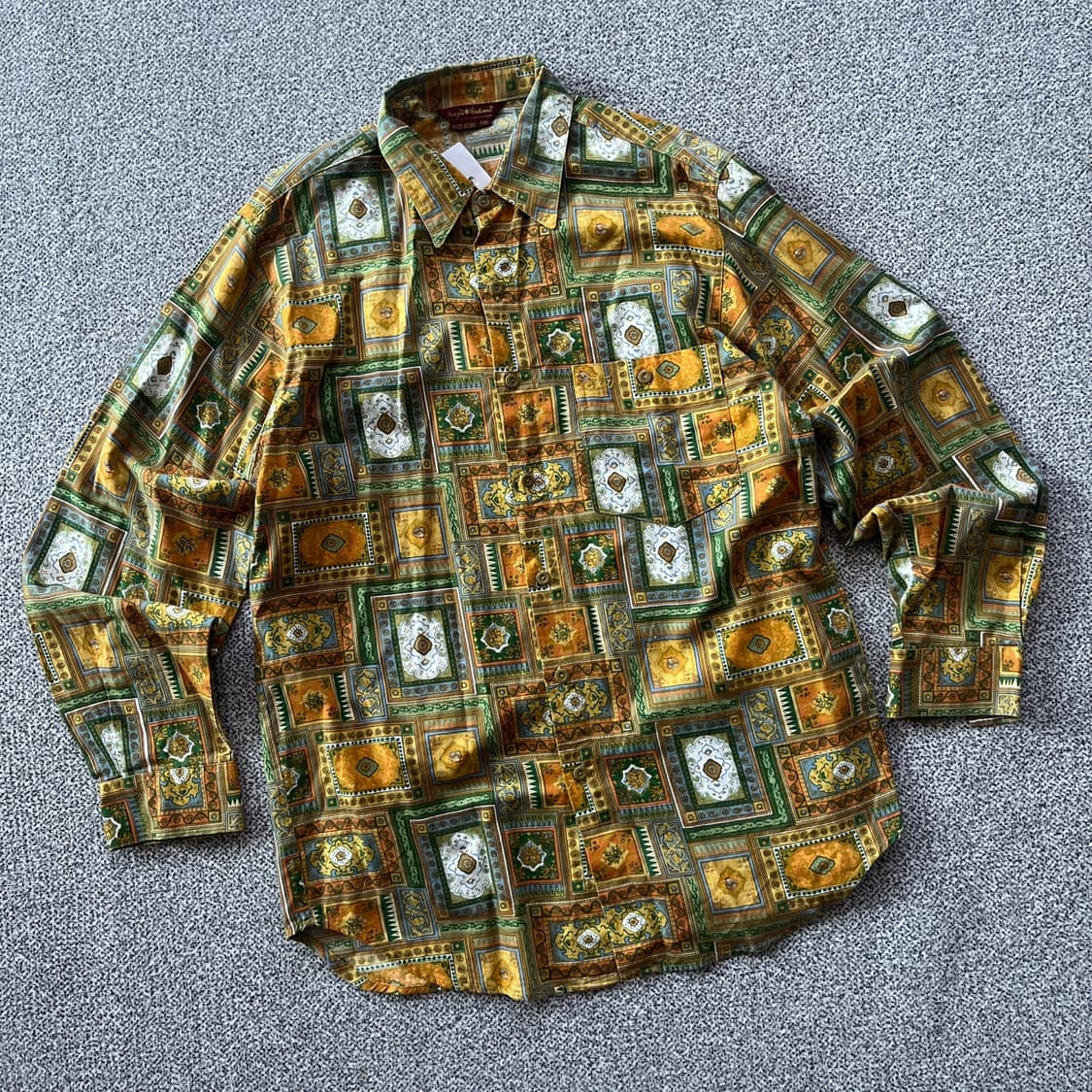 90s 빈티지 패턴 셔츠 상품이미지1