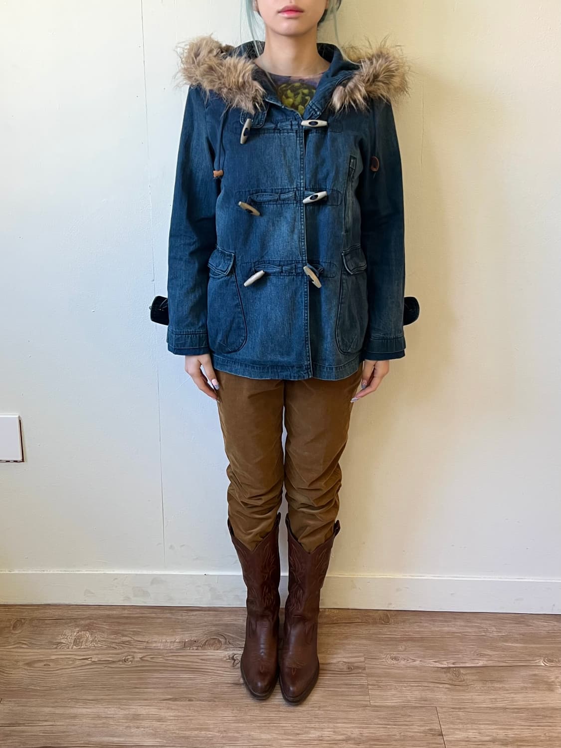 Cepo 데님 더플코트 자켓  상품이미지8