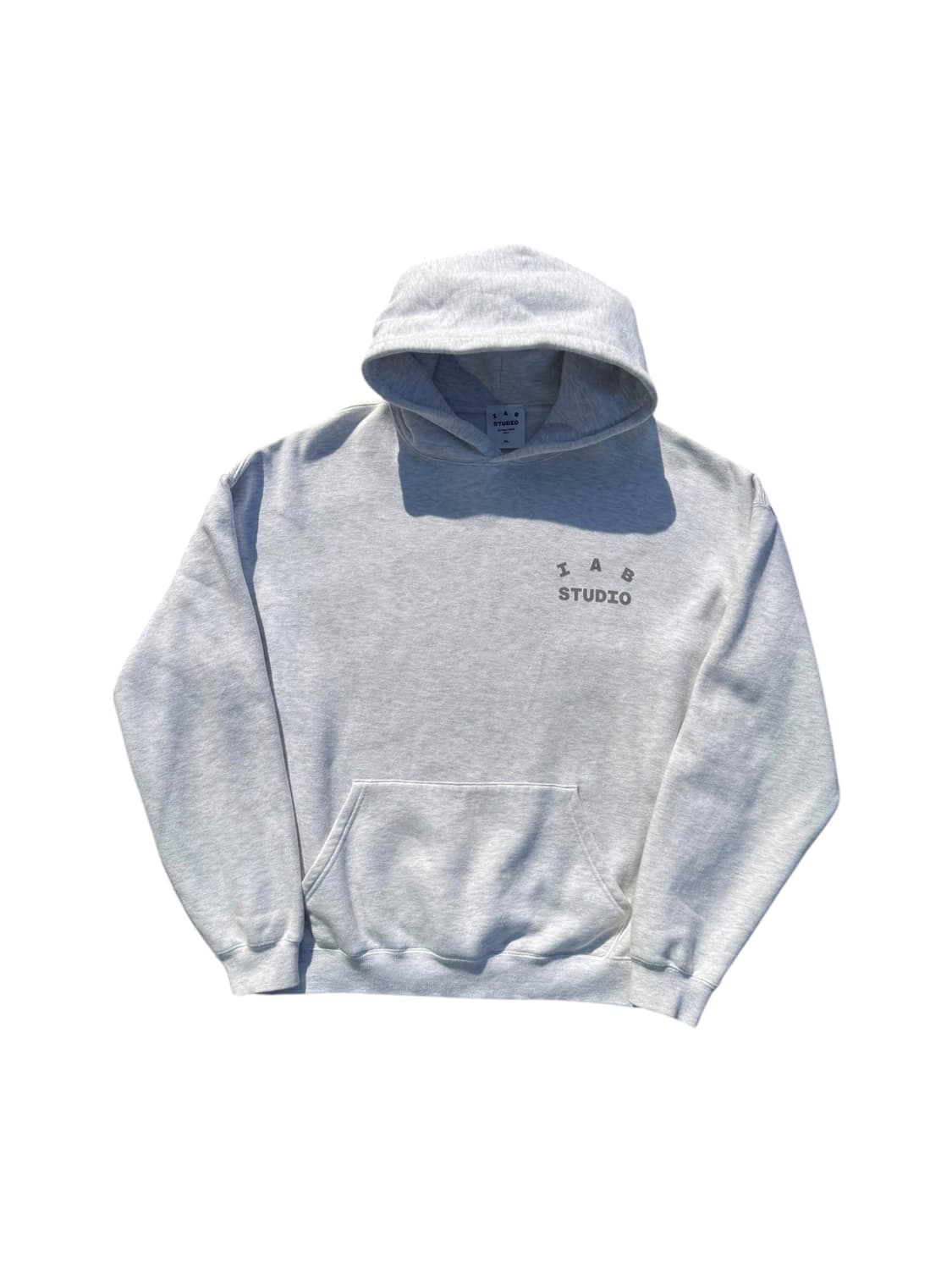 Iab studio 아이앱 스튜디오 라이트그레이 후드티 상품이미지2