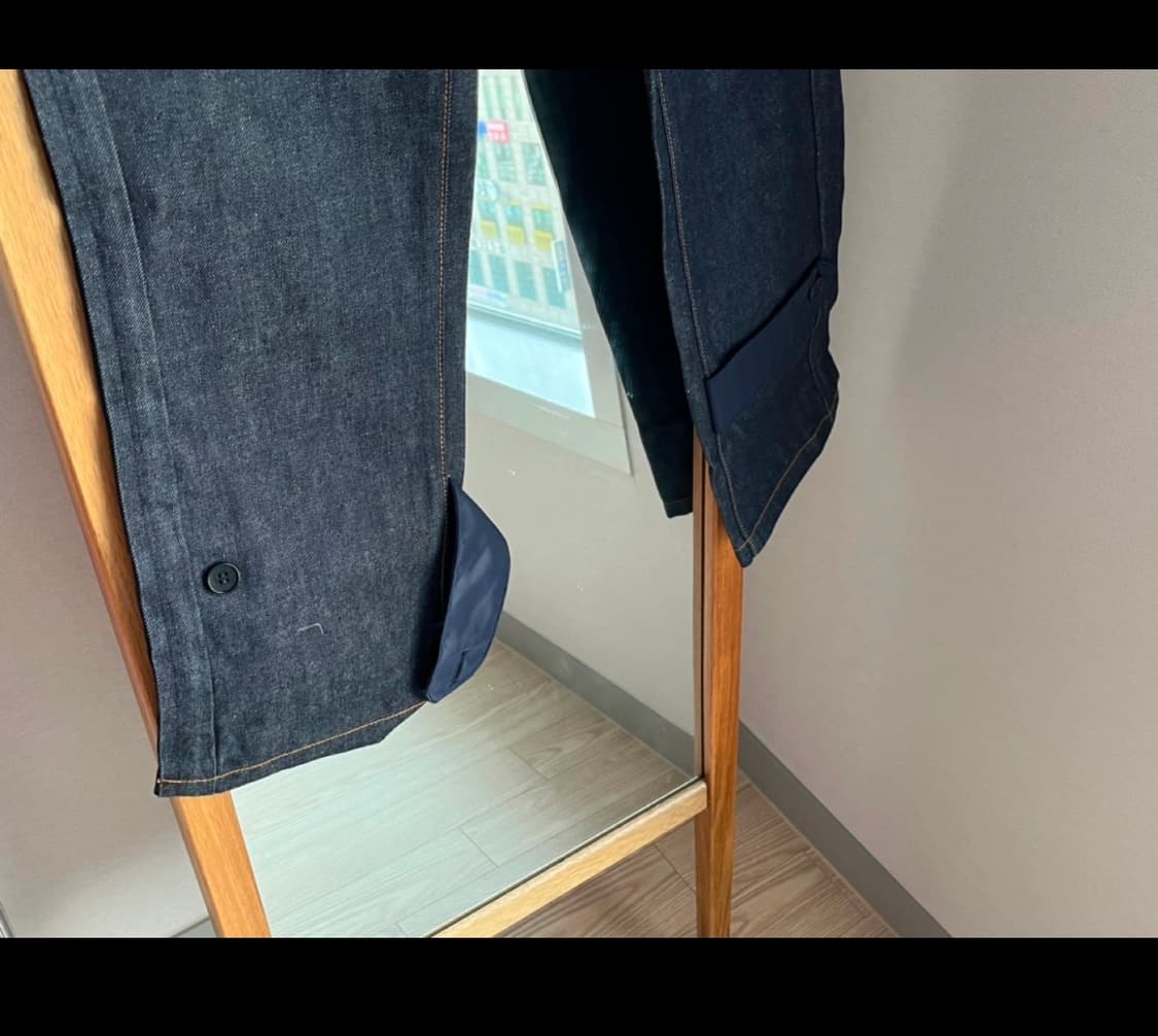 Apc x sacai 우먼스팬츠 아페쎄 사카이데님 여성용 s 상품이미지5