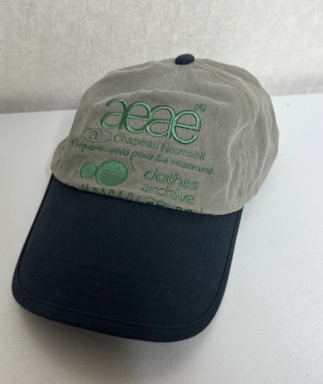 에이이에이이 볼캡 모자 카키 상품이미지1