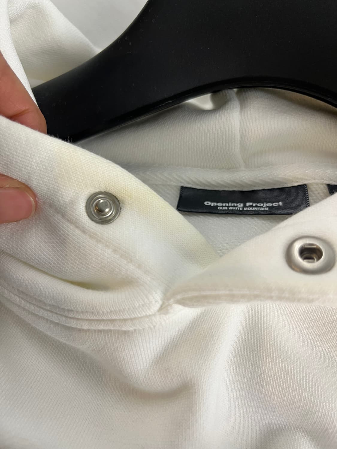 오프닝 프로젝트 후드티 아이보리 2 상품이미지6