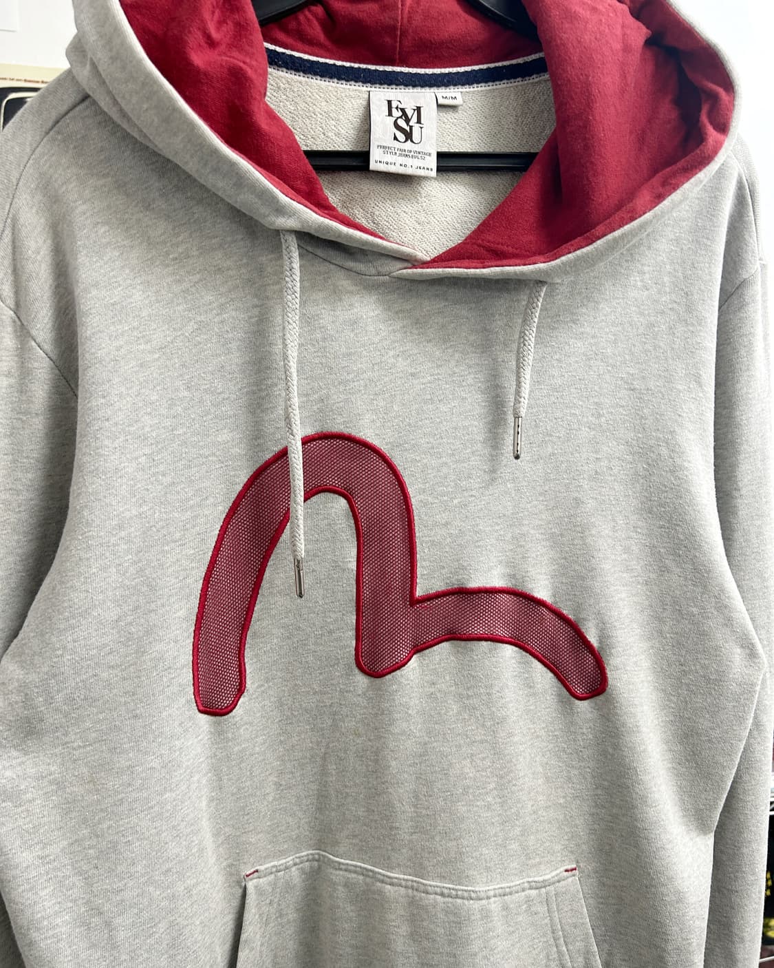 에비수 EVISU 시그니처 로고 후드티 상품이미지2