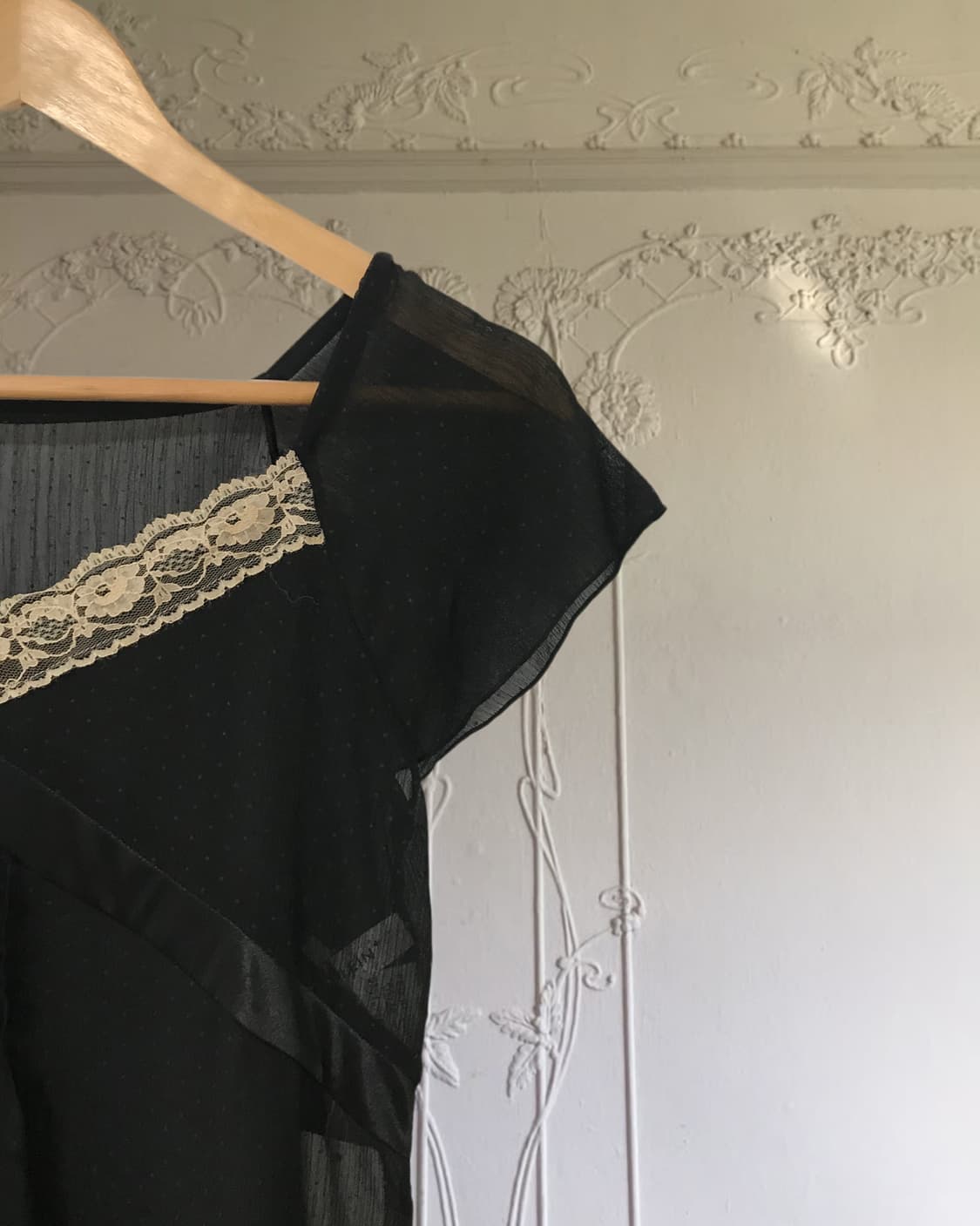 vintage see-through lace one-piece 상품이미지8