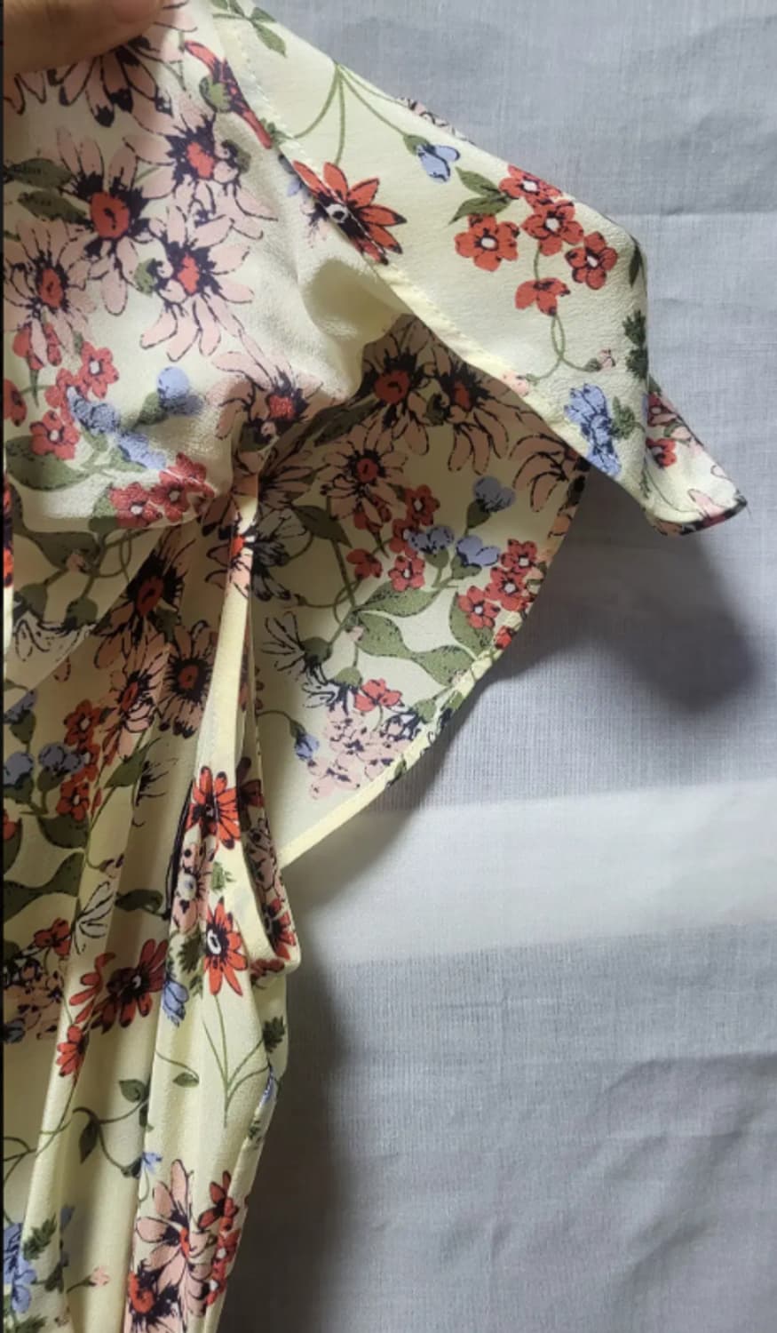 마쥬 연노랑 오프숄더 미니원피스 상품이미지4