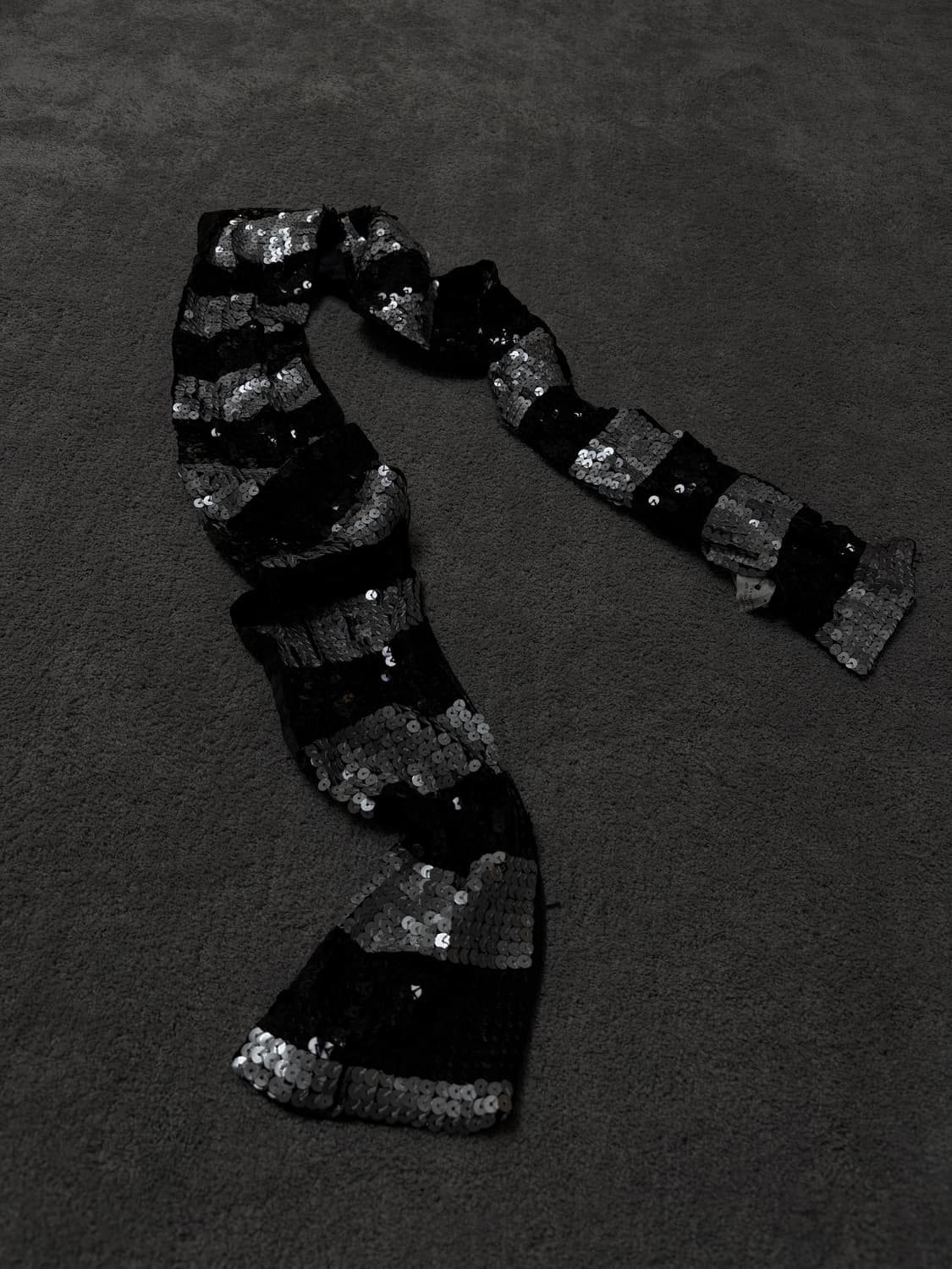 Vintage v-kei punk mood purl scarf 상품이미지1