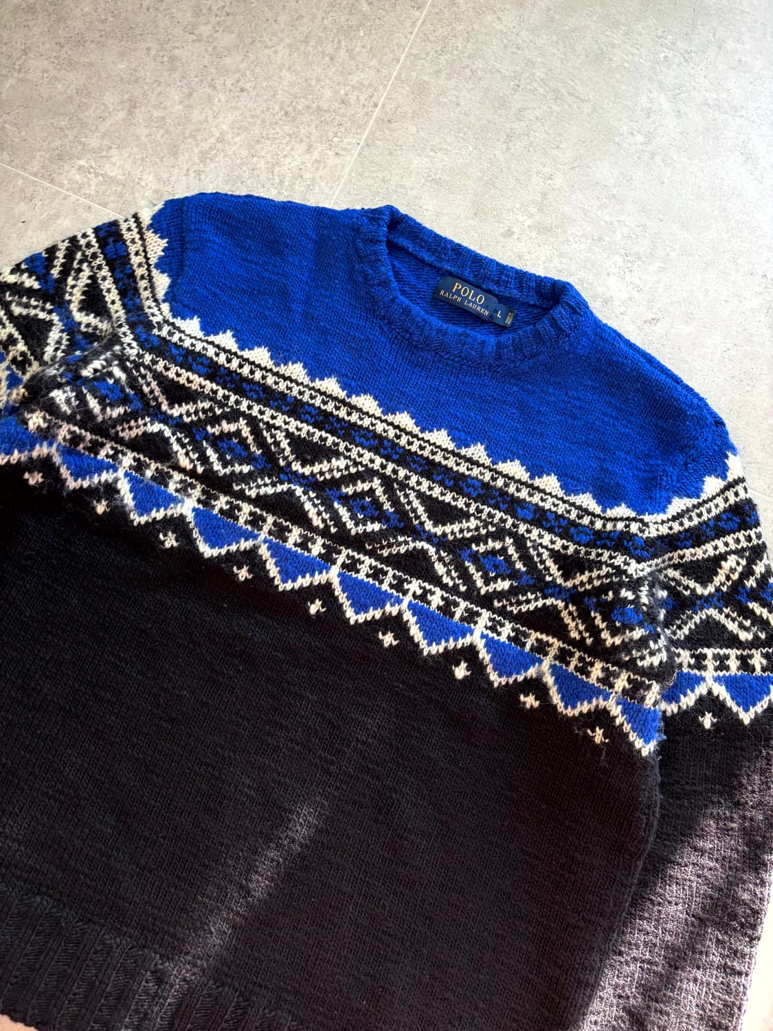 폴로 랄프로렌 페어아일 캐시미어 스웨터 L(100~105) 상품이미지2