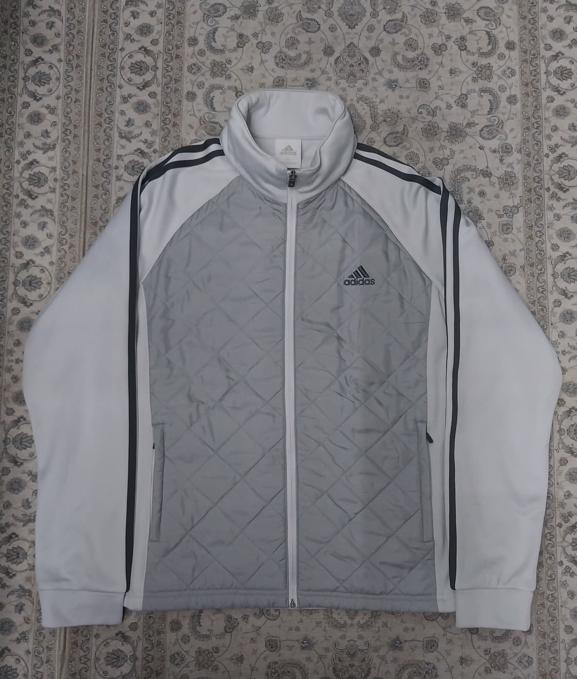 아디다스 퀼팅 트랙 자켓 100  (후드내장됨) 상품이미지1