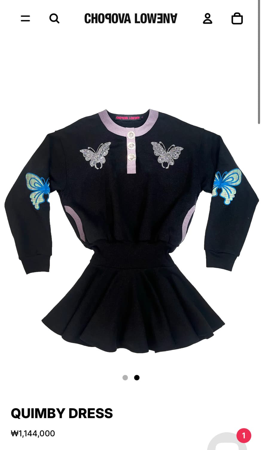 [S]초포바 로위나 25fw QUIMBY 드레스 상품이미지2