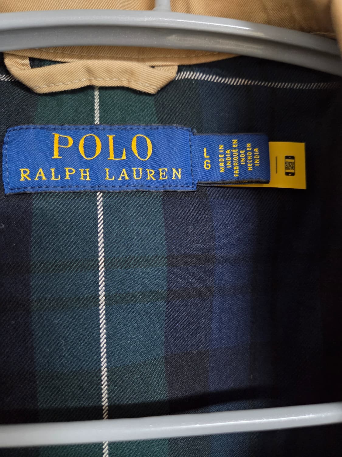 폴로 코튼 트윌 자켓 베이지 L 상품이미지4