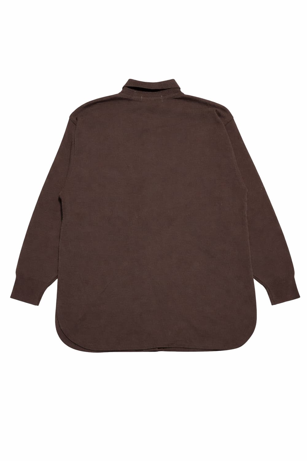 JPN 일본 빈티지 y2k 모리걸 루즈핏 브라운 버건디 니트 셔츠 가디건 상품이미지2