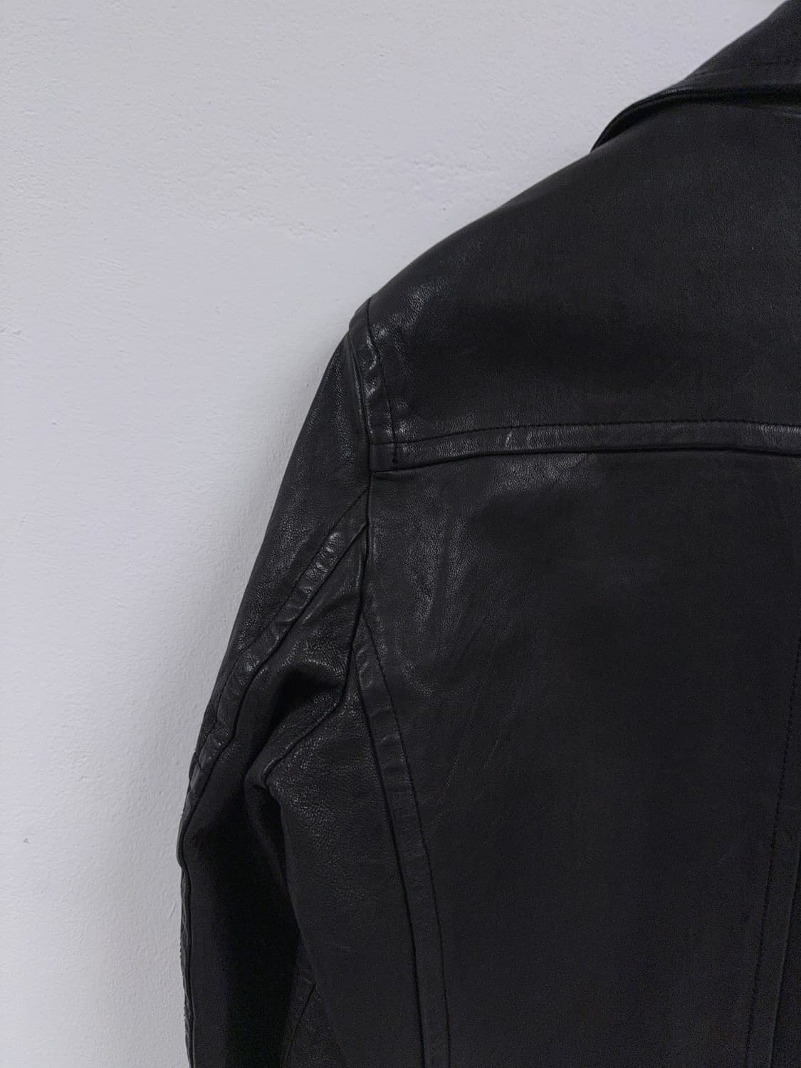 [N][100]베지터블 워싱 라이더 자켓 상품이미지8