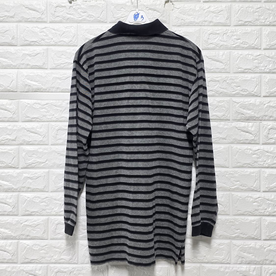 버버리 스트라이프 롱슬리브 폴로티 L 상품이미지4
