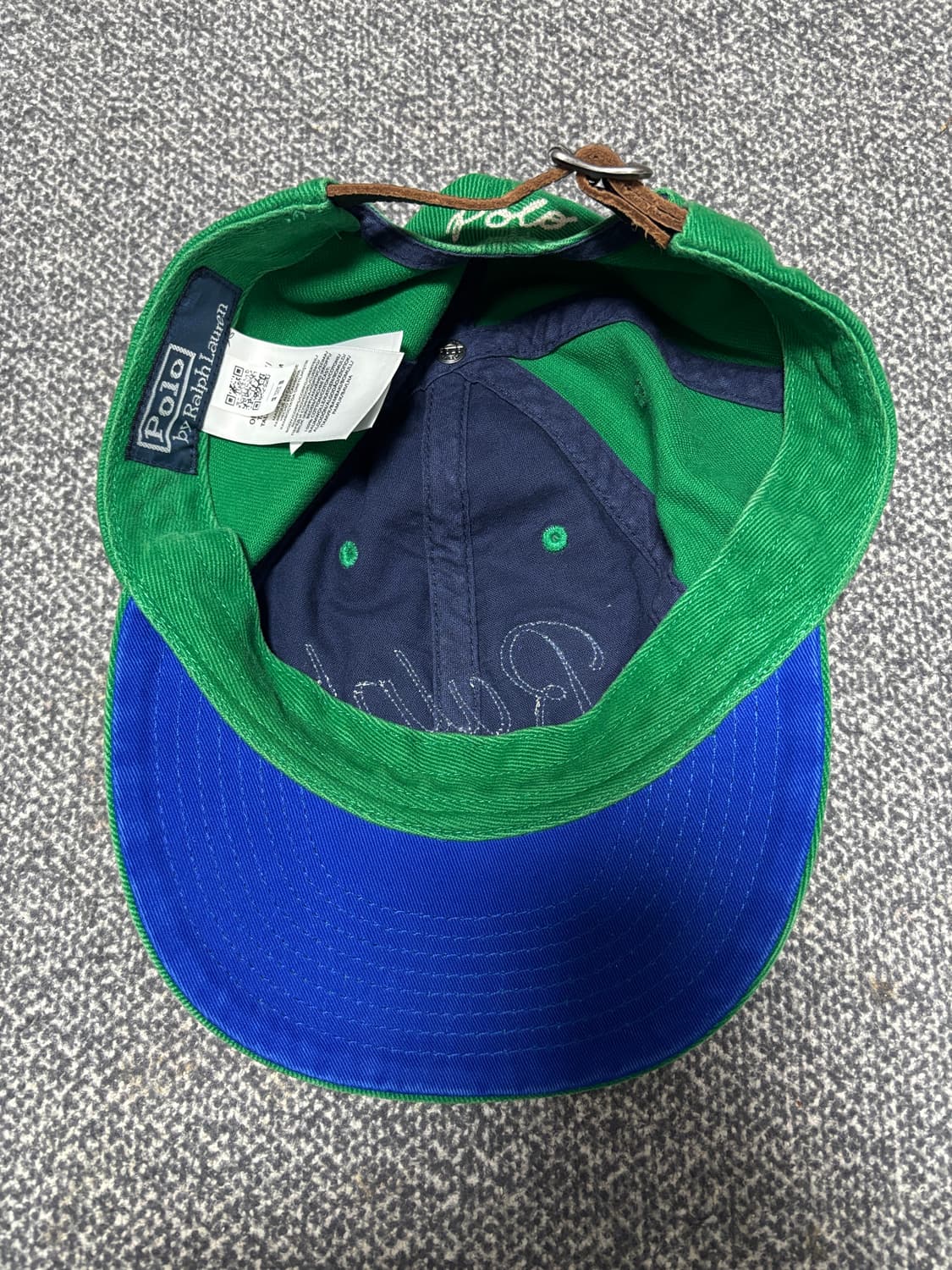폴로 아플리케 트윌 볼캡 그린 상품이미지6