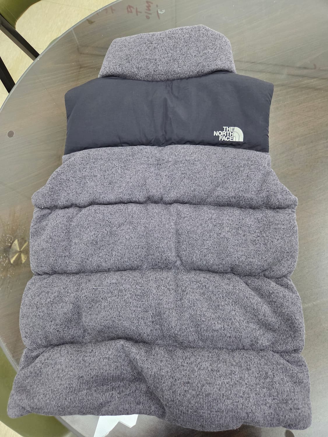 노스페이스 700 패딩 눕시 조끼 그레이 85 상품이미지2