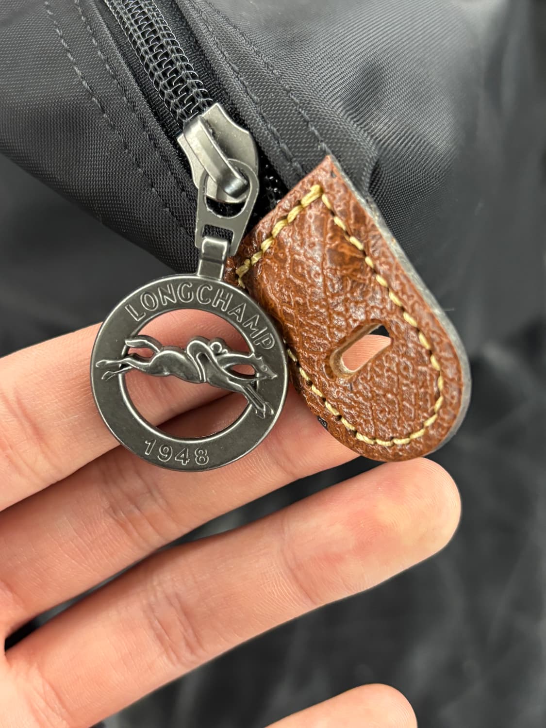 롱샴 르 플리아쥬 블랙 토트백 상품이미지3