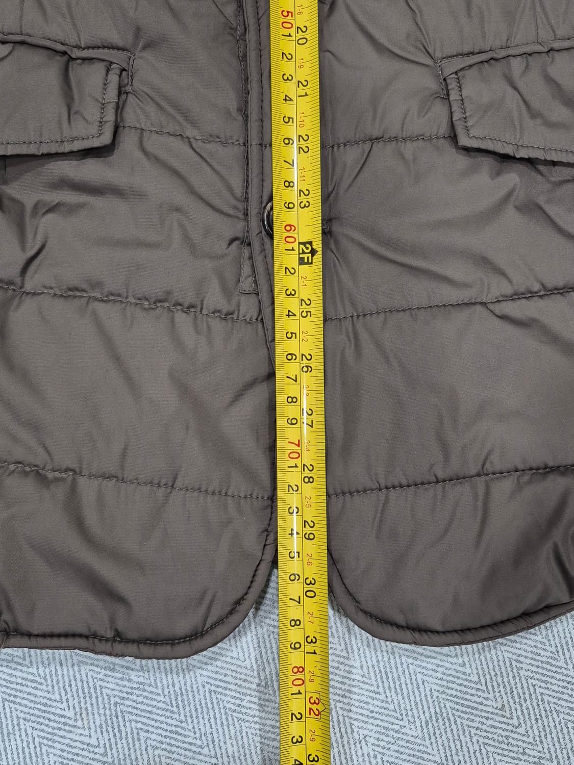 런던포그 브라운 비즈니스 퀄팅 점퍼 자켓 남성 105사이즈 상품이미지10