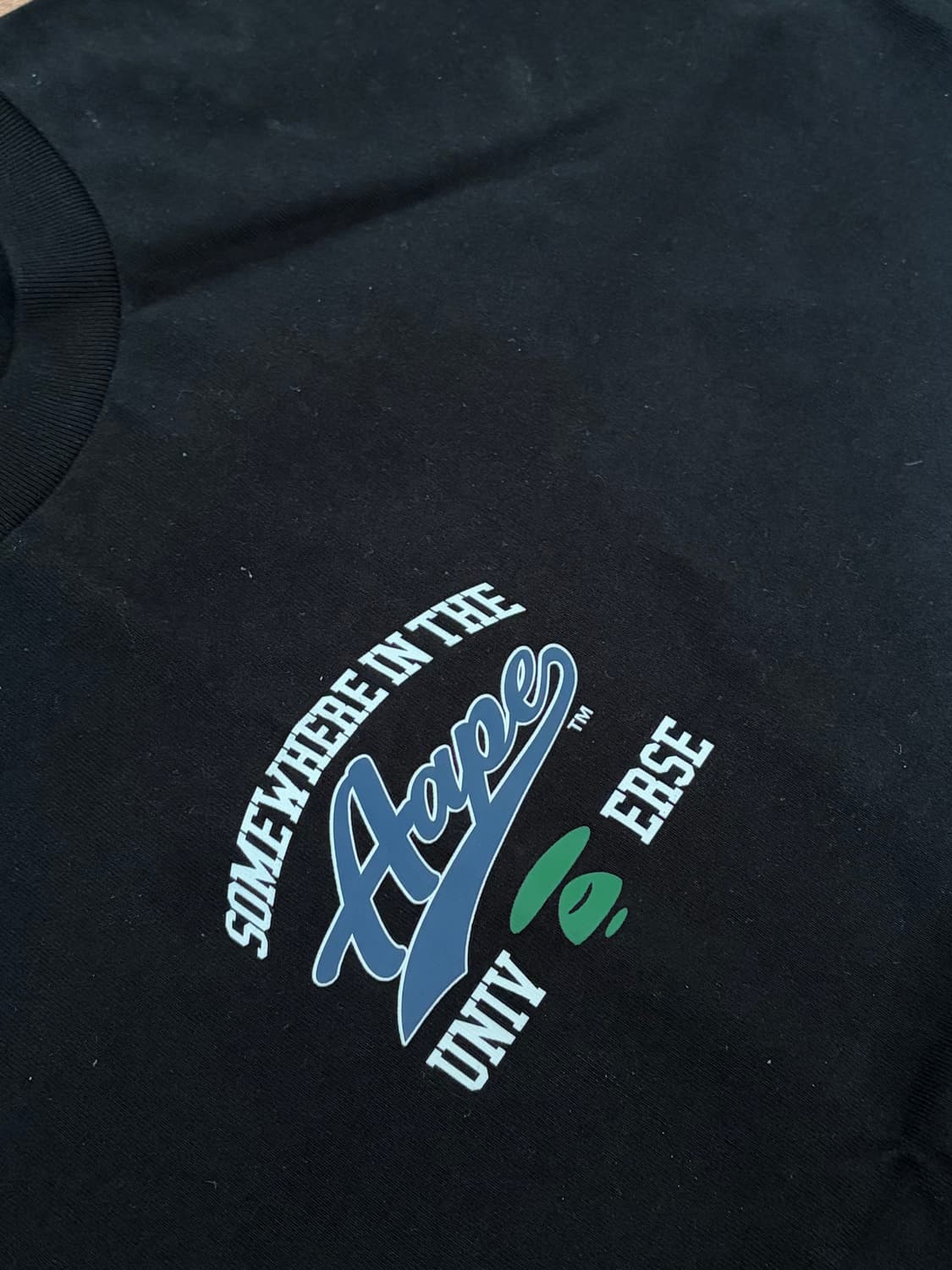 AAPE 유니버스 로고 반팔 상품이미지3