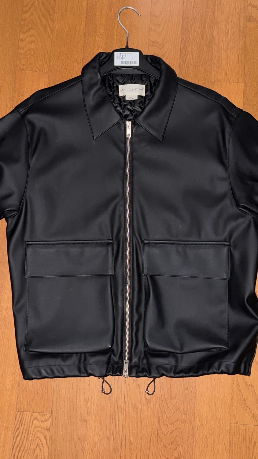 라퍼지스토어 매트 블랙 가죽자켓 상품이미지2