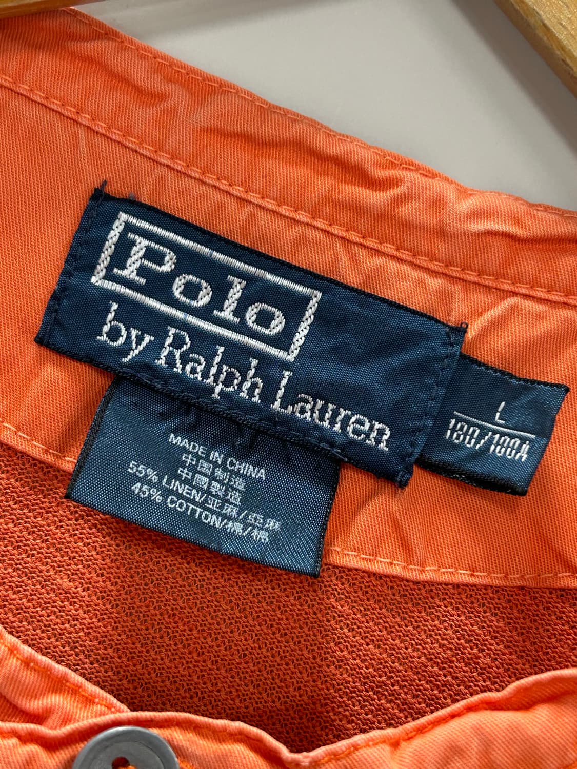 폴로 랄프로렌 린넨 써멀 와플 니트 헨리넥 티셔츠 상품이미지9