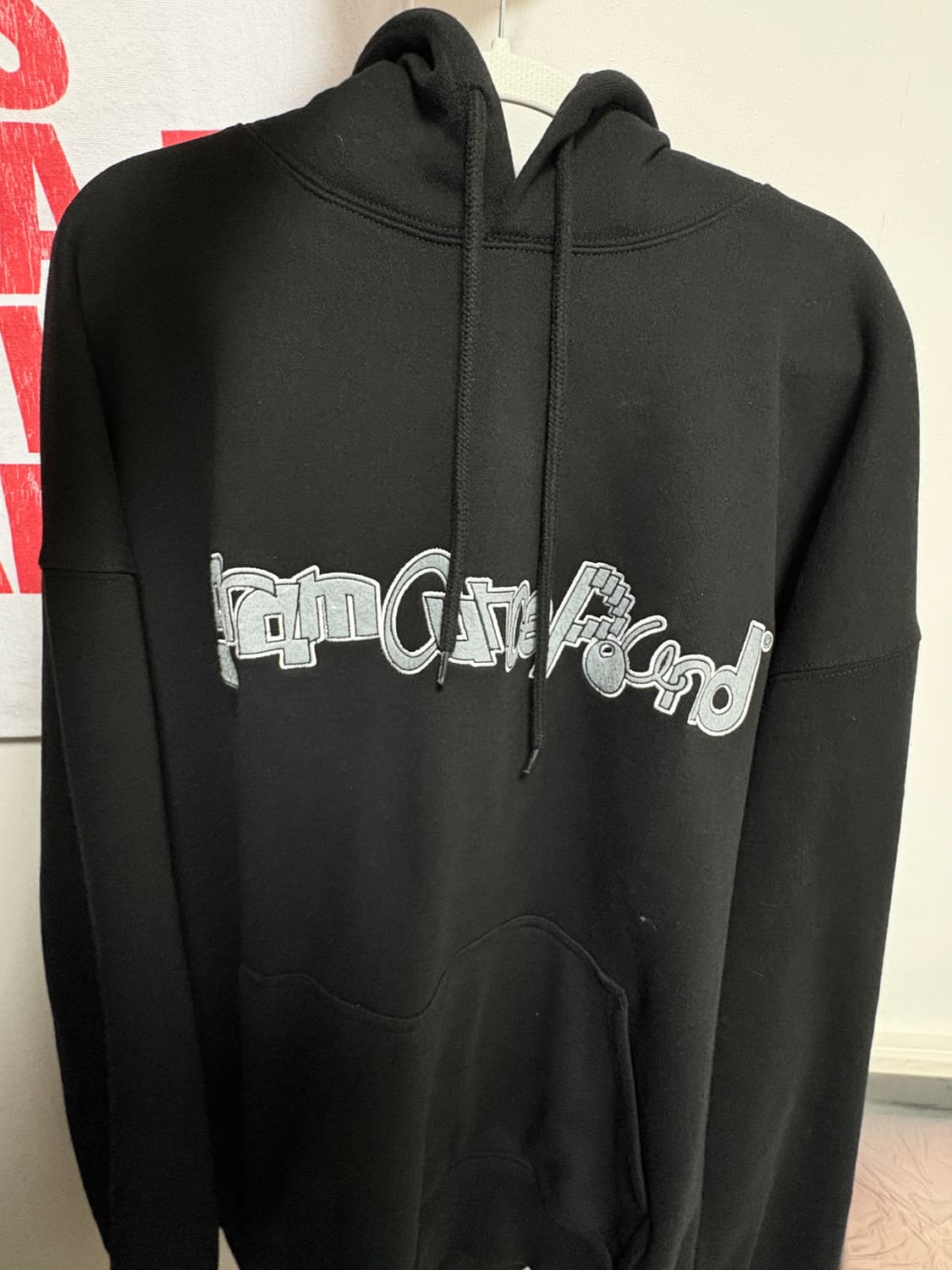그램아운스파운드 후드티 후드 티셔츠 블랙 L 상품이미지1
