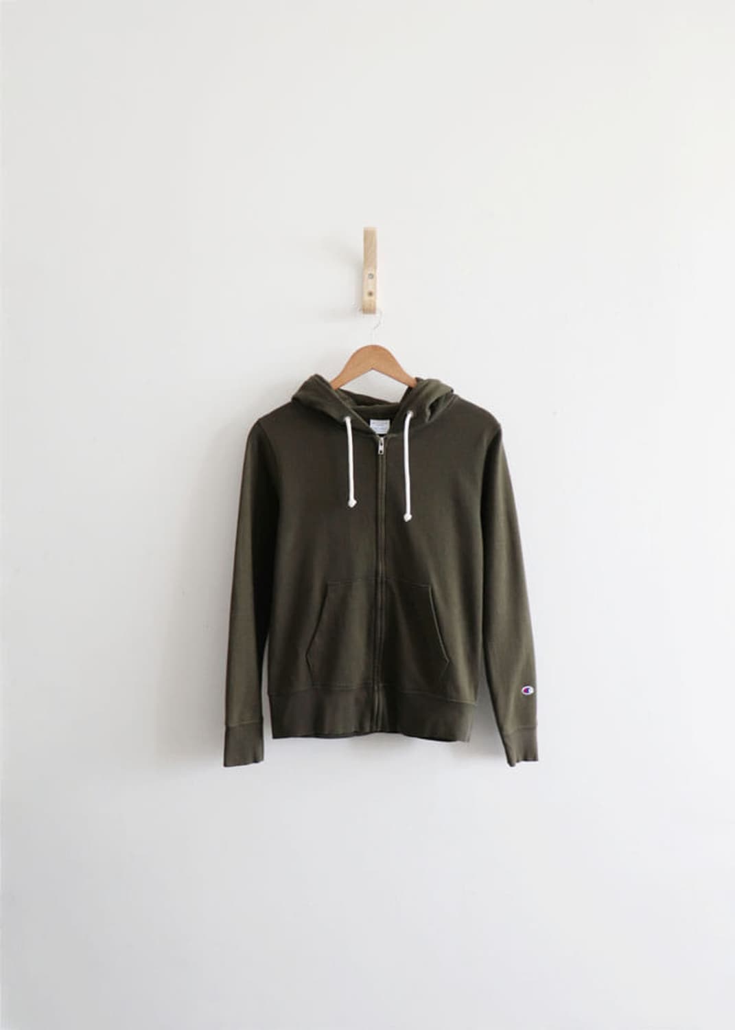 Champion Khaki hood zip up 상품이미지3