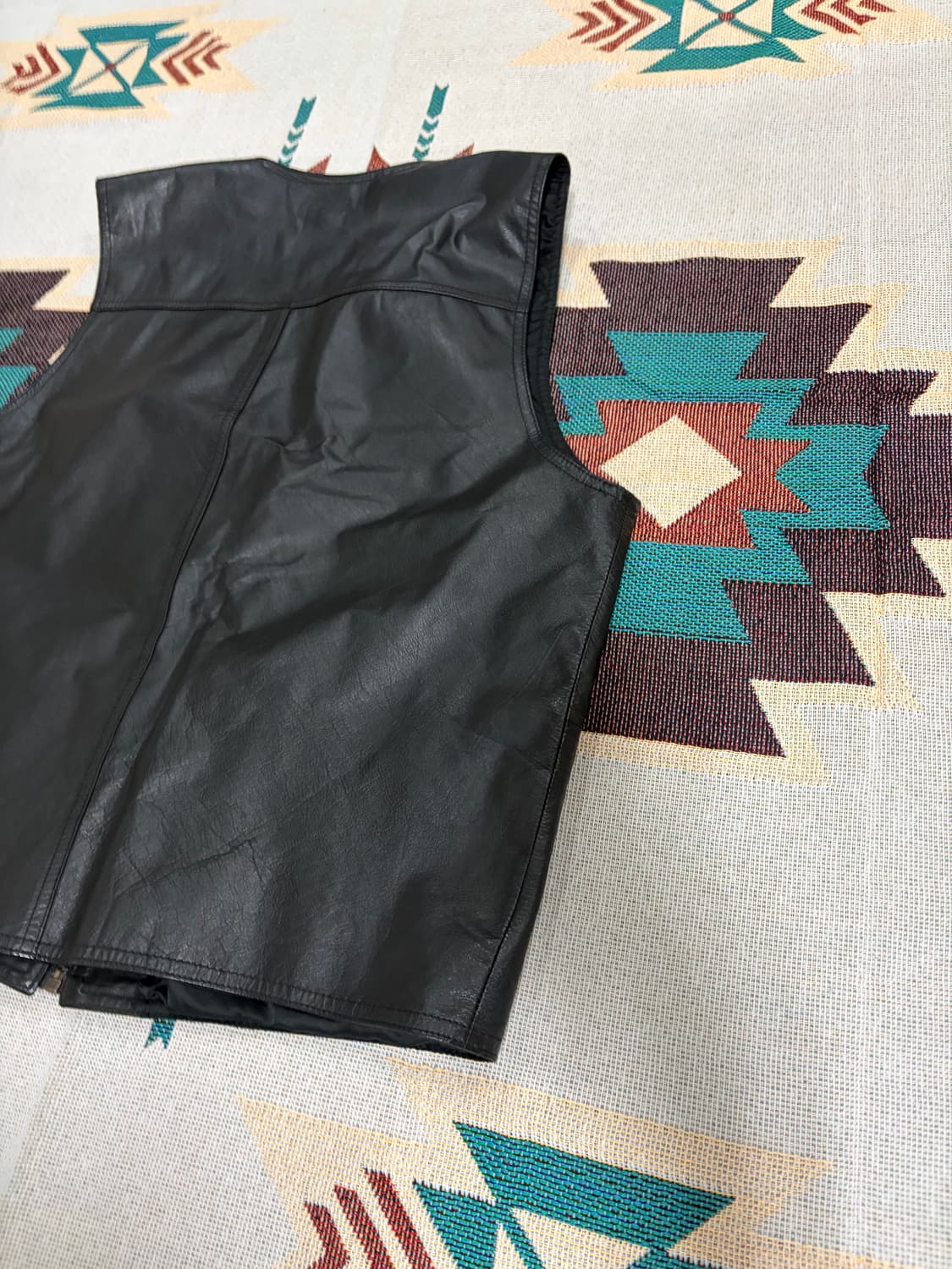 CHASECULT 웨스턴 리얼레더 바이커 베스트 상품이미지6