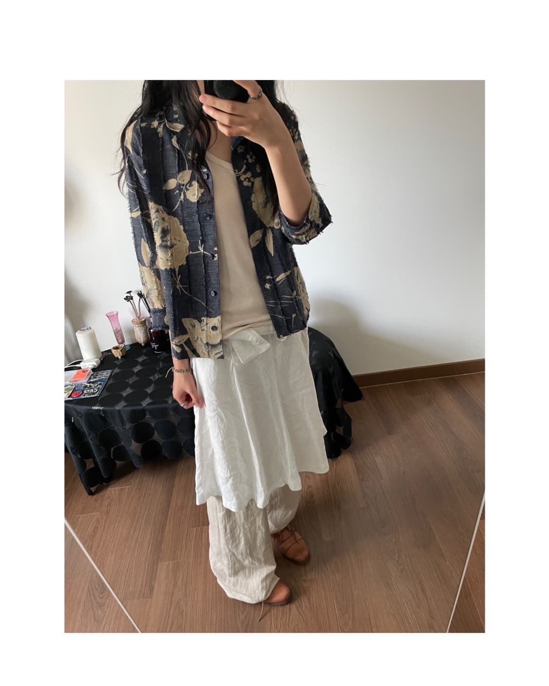 patterned blouse 상품이미지8