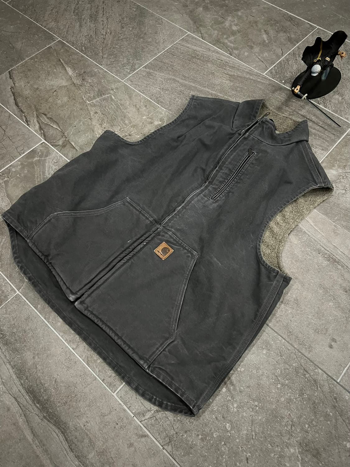 (XL)칼하트 셰르파 넥 조끼베스트 V33 GVL 그래블  상품이미지7