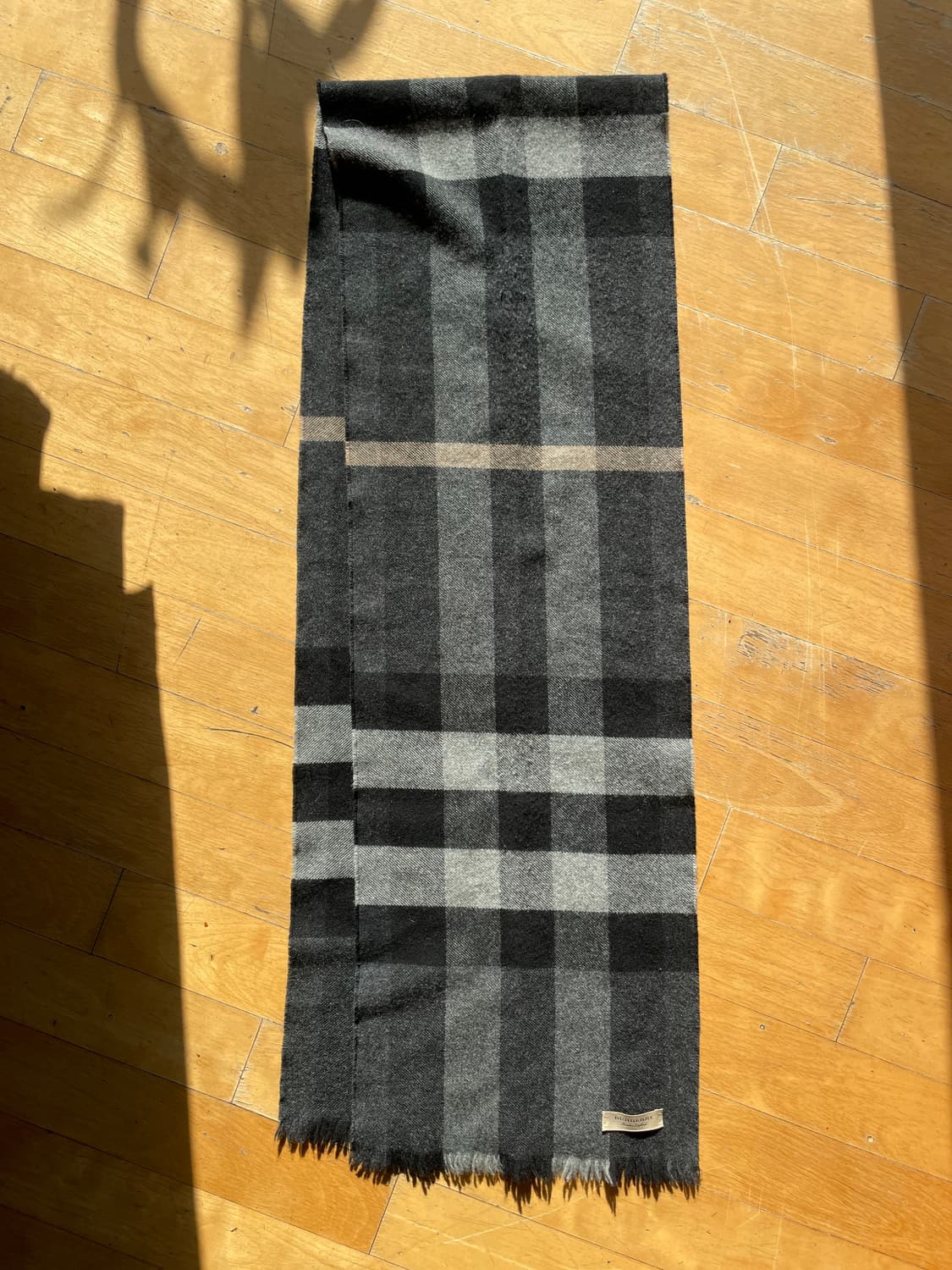 BURBERRY 버버리 캐시미어 체크 머플러 (Made in Englan 상품이미지3