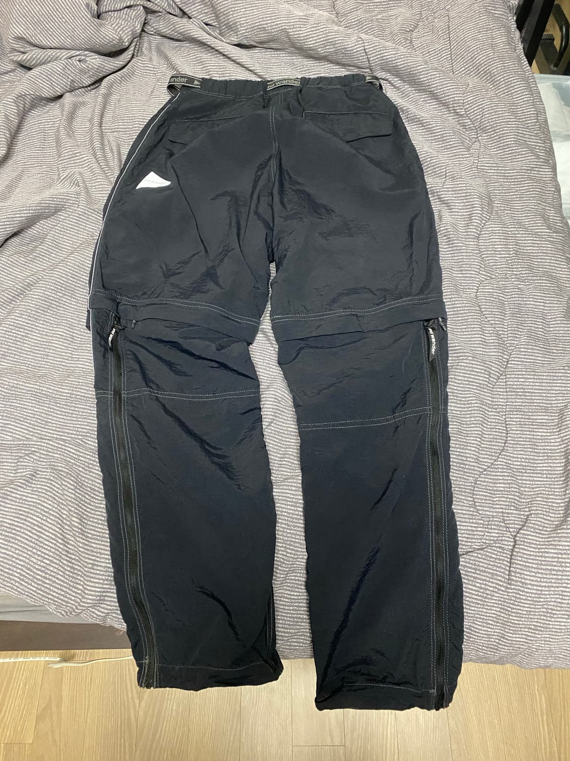 [S]앤드원더 투웨이 2way 하이커 팬츠 블랙 상품이미지3