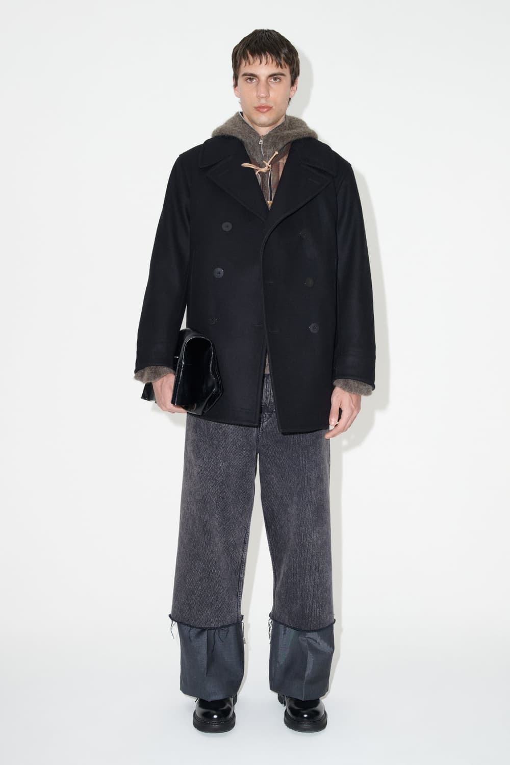 아워레가시 멜튼 울 피코트 46  상품이미지3