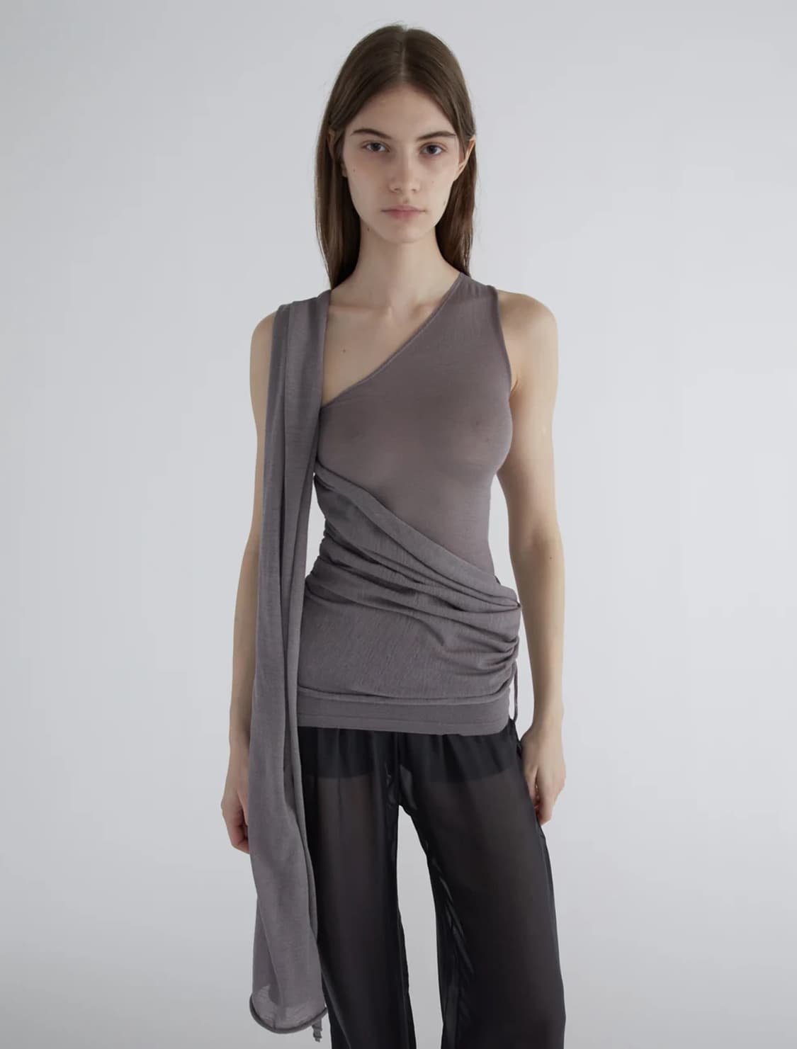 [M]팔로마울 Puzzle 탑/그레이 상품이미지2