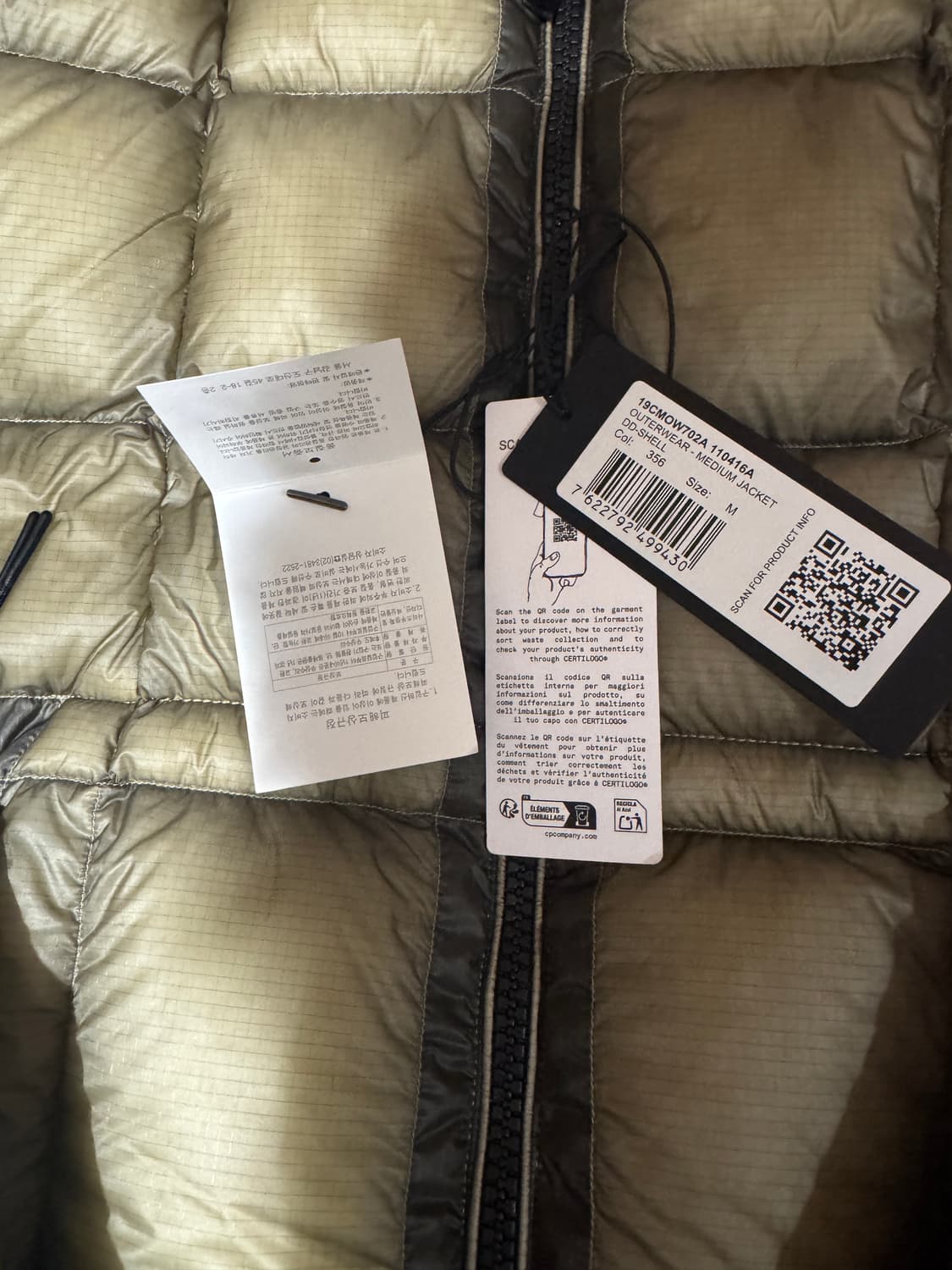 씨피컴퍼니 디디쉘 후드 다운 자켓 펀가이 그레이 - 25FW 상품이미지5