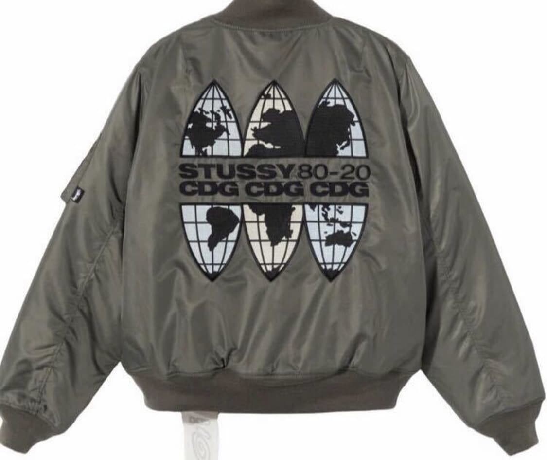 [M] 스투시xCDG 꼼데가르송 MA-1 자켓 상품이미지2