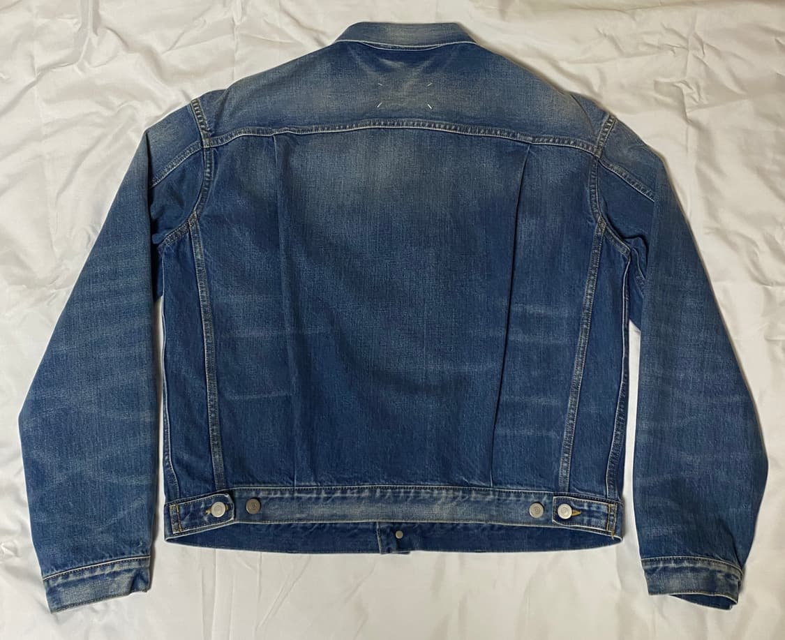 마르지엘라 백스티치 디스트레스드 데님 자켓 청자켓 아카이브 상품이미지4