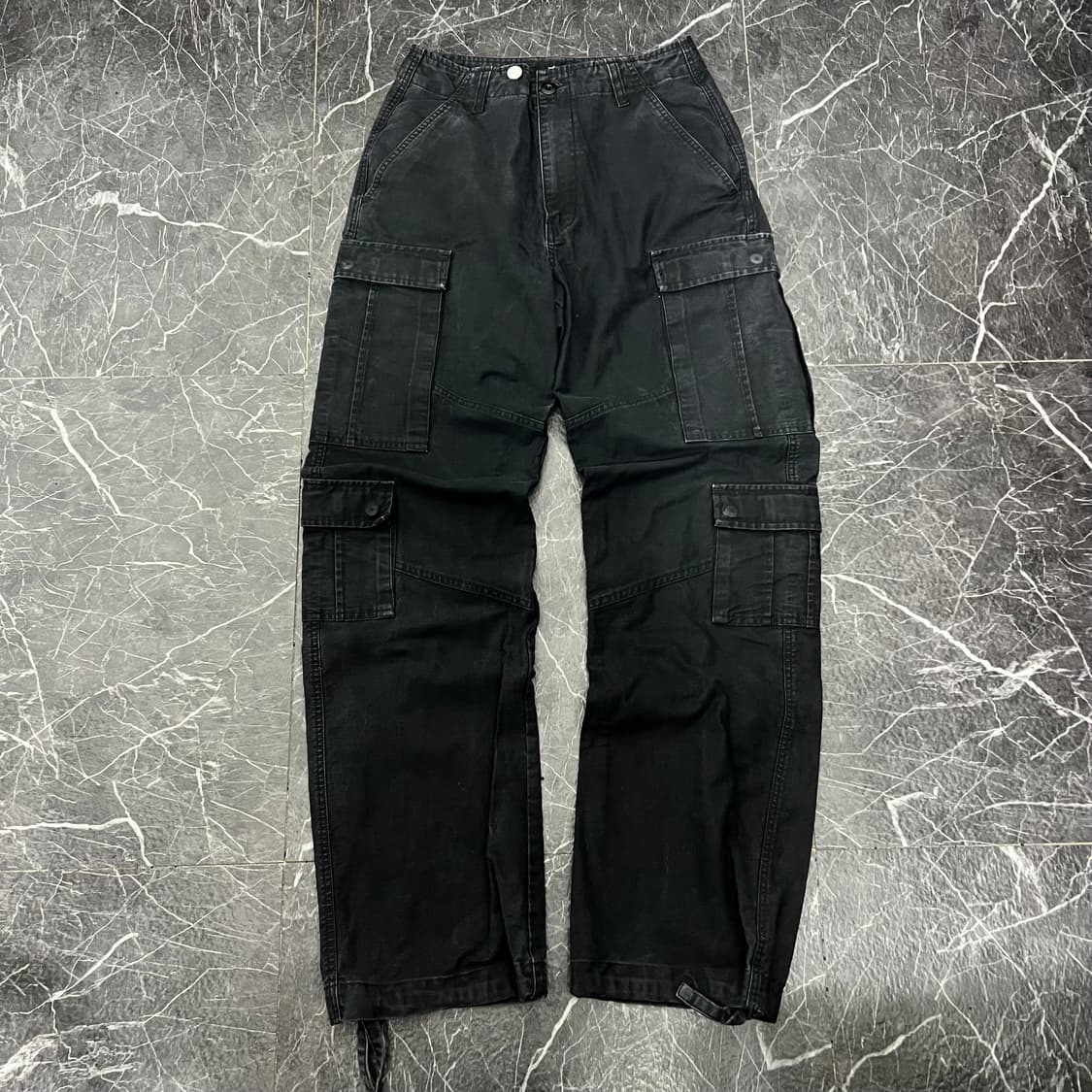 스투시 립스탑 서플러스 카고 팬츠 블랙 상품이미지4