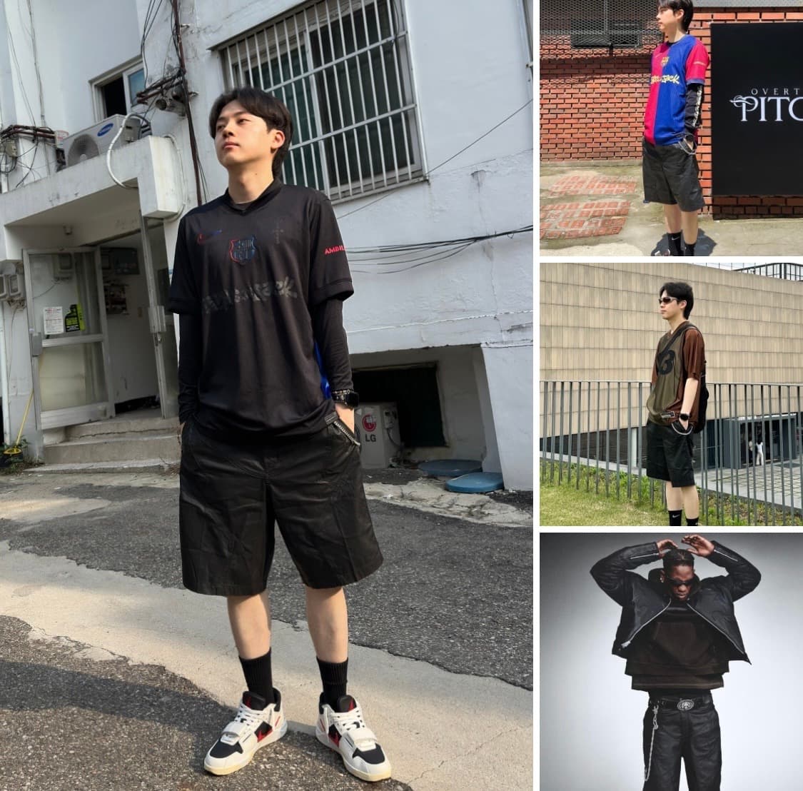 트래비스스캇 x 조던 왁스드 쇼츠 블랙 상품이미지3