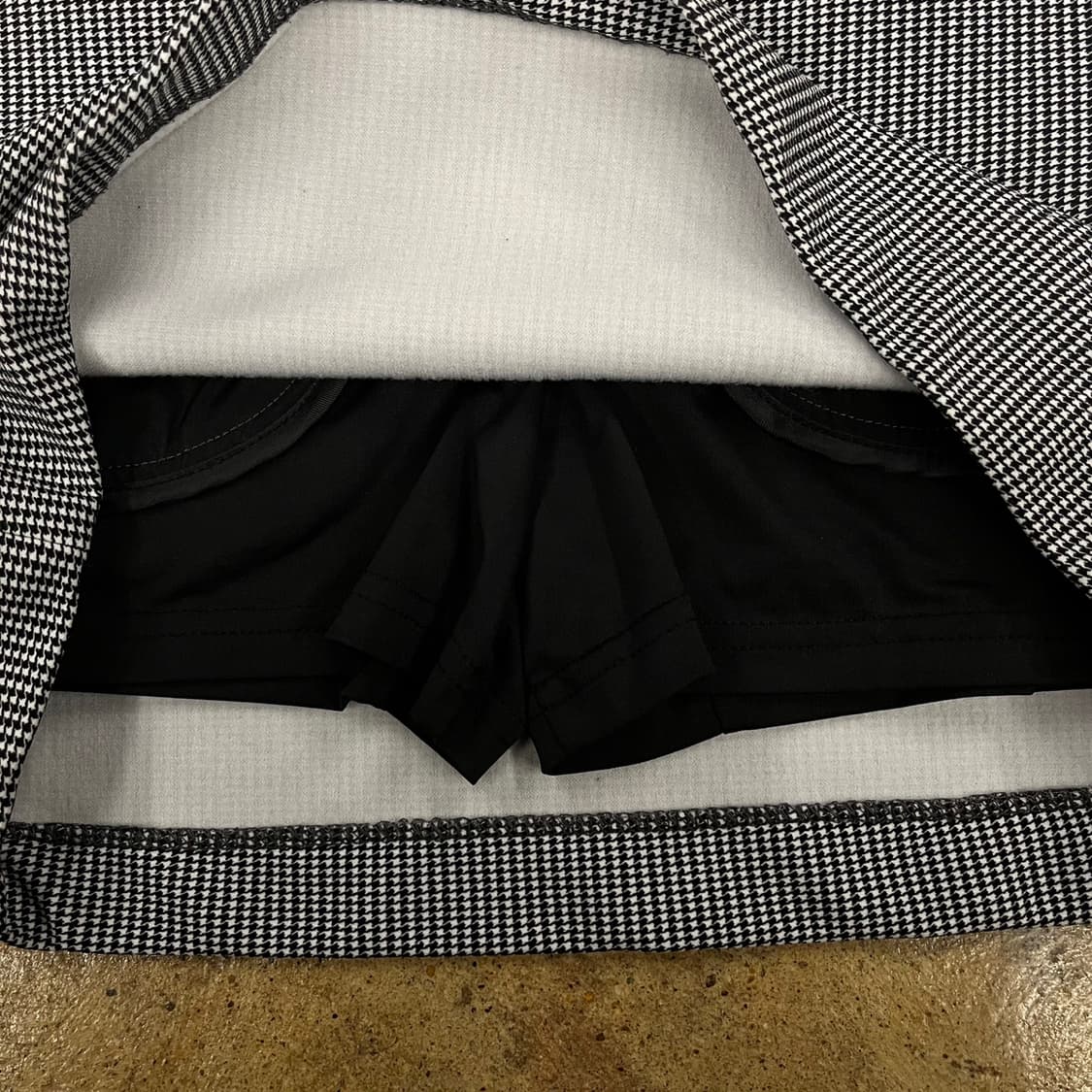 [정품/25] 타이틀리스트 체크 패턴 스커트 b17 상품이미지5