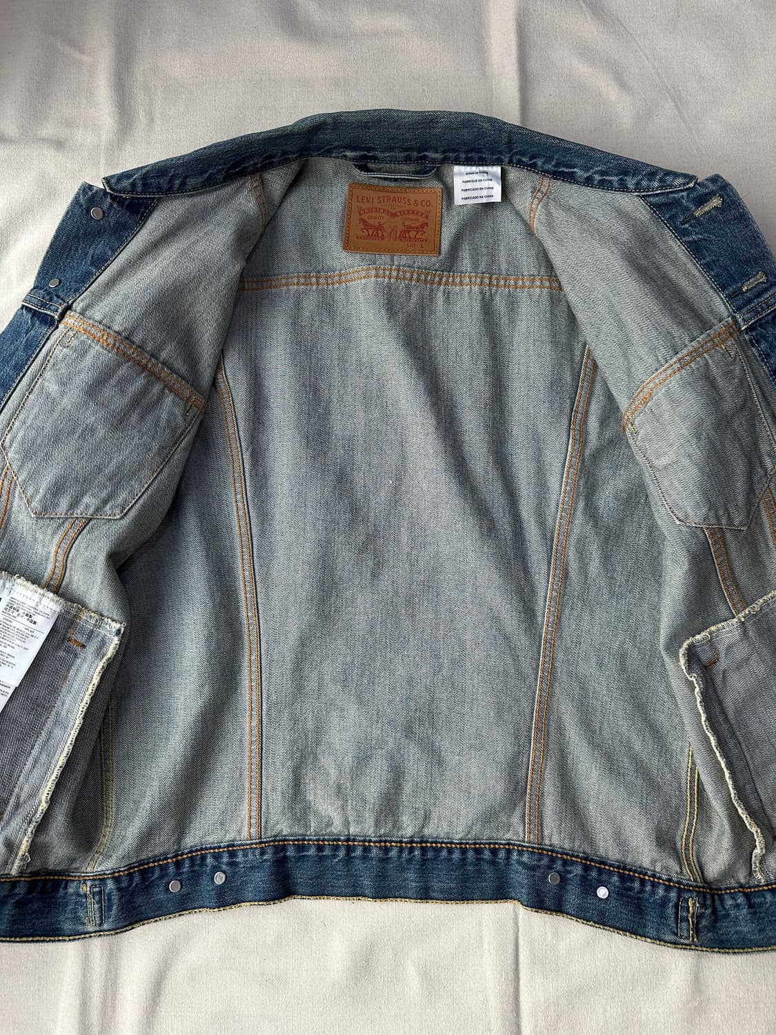 리바이스 3세대 데님 트러커 자켓 L 상품이미지9