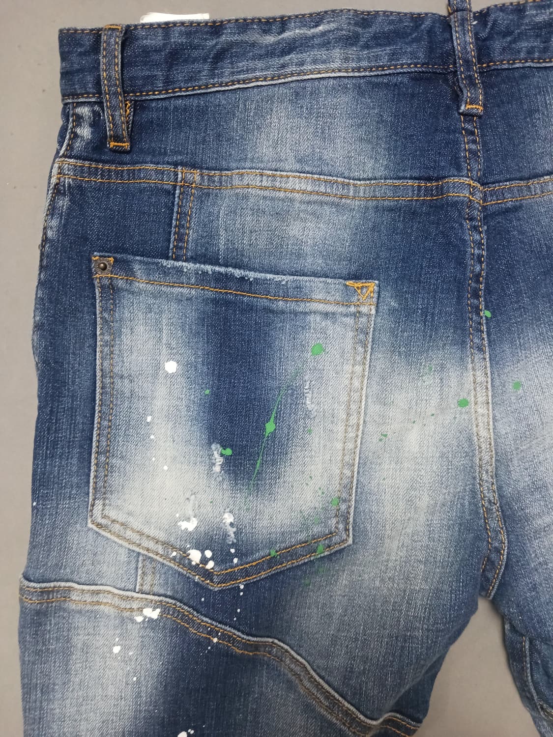 [50] 디스퀘어드2 멀티페인트 스팟 타이디바이커진 청바지 34 35 상품이미지8