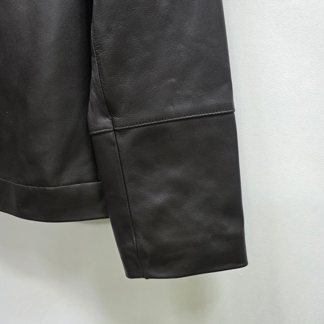 1610 레프트 LEFT 양가죽 자켓 블랙 숏자켓 여성 55(S) 고급가 상품이미지7