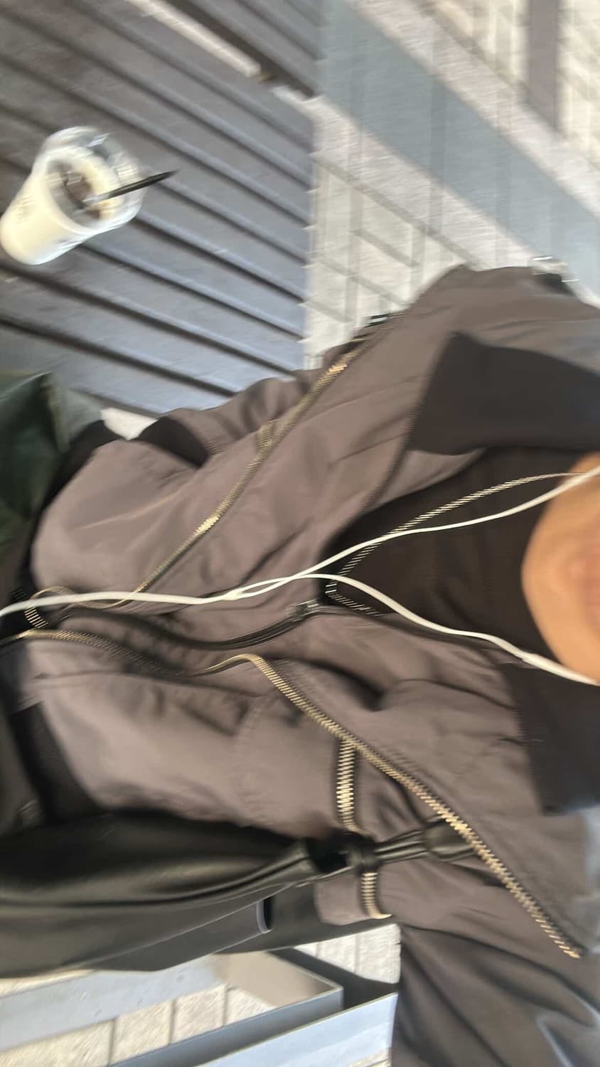스톤 아일랜드 듀얼지퍼 나일론 보머자켓 상품이미지2