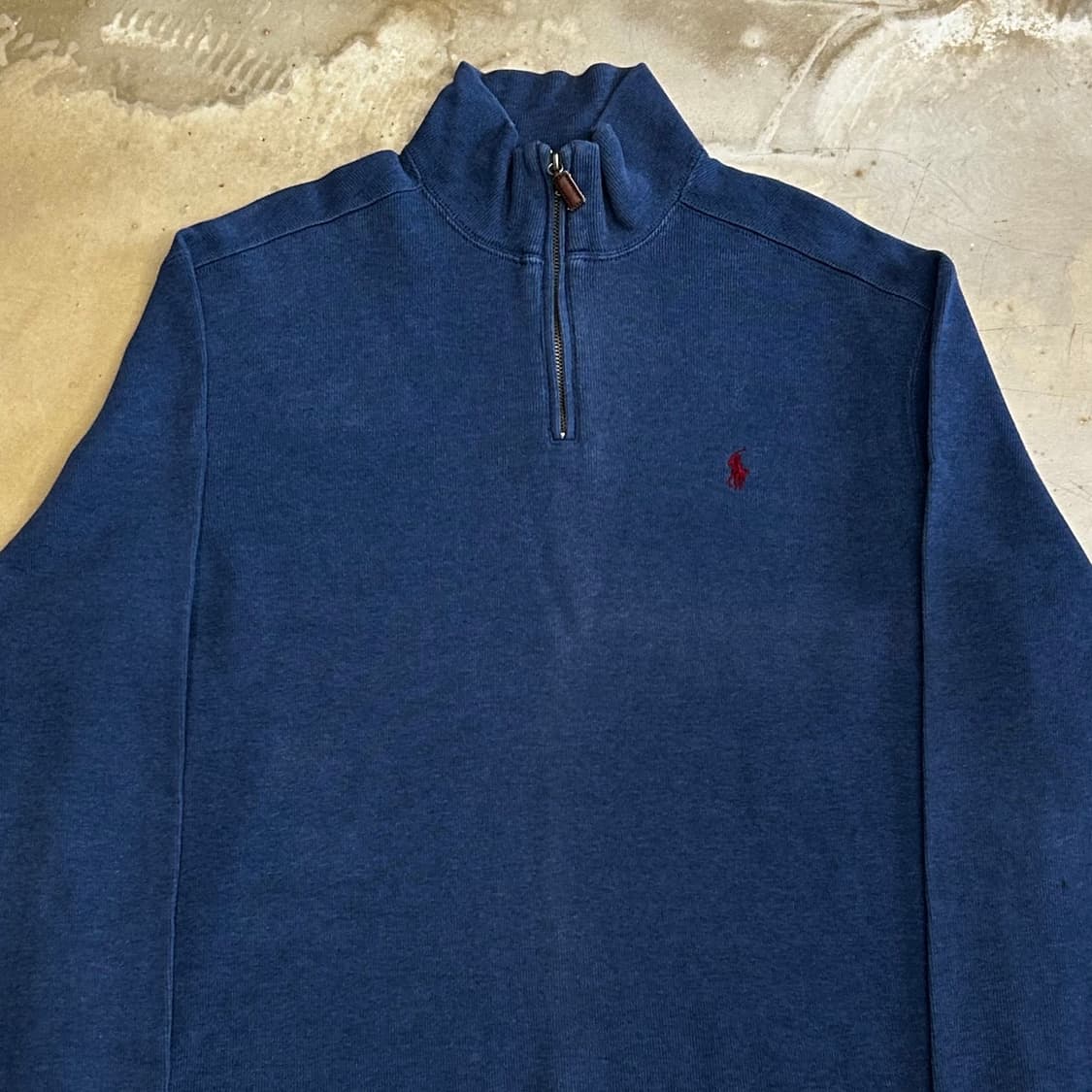 XL 폴로랄프로렌 다크블루 반집업 니트 상품이미지1