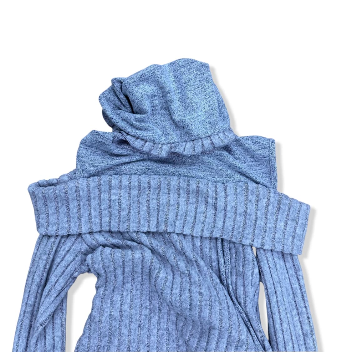 Lavender Rib off Shoulder top 상품이미지2