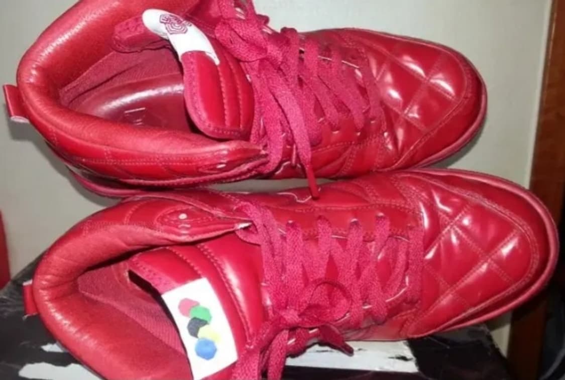 나이키 덩크 하이 슈프림  올림픽 레드  265 상품이미지3