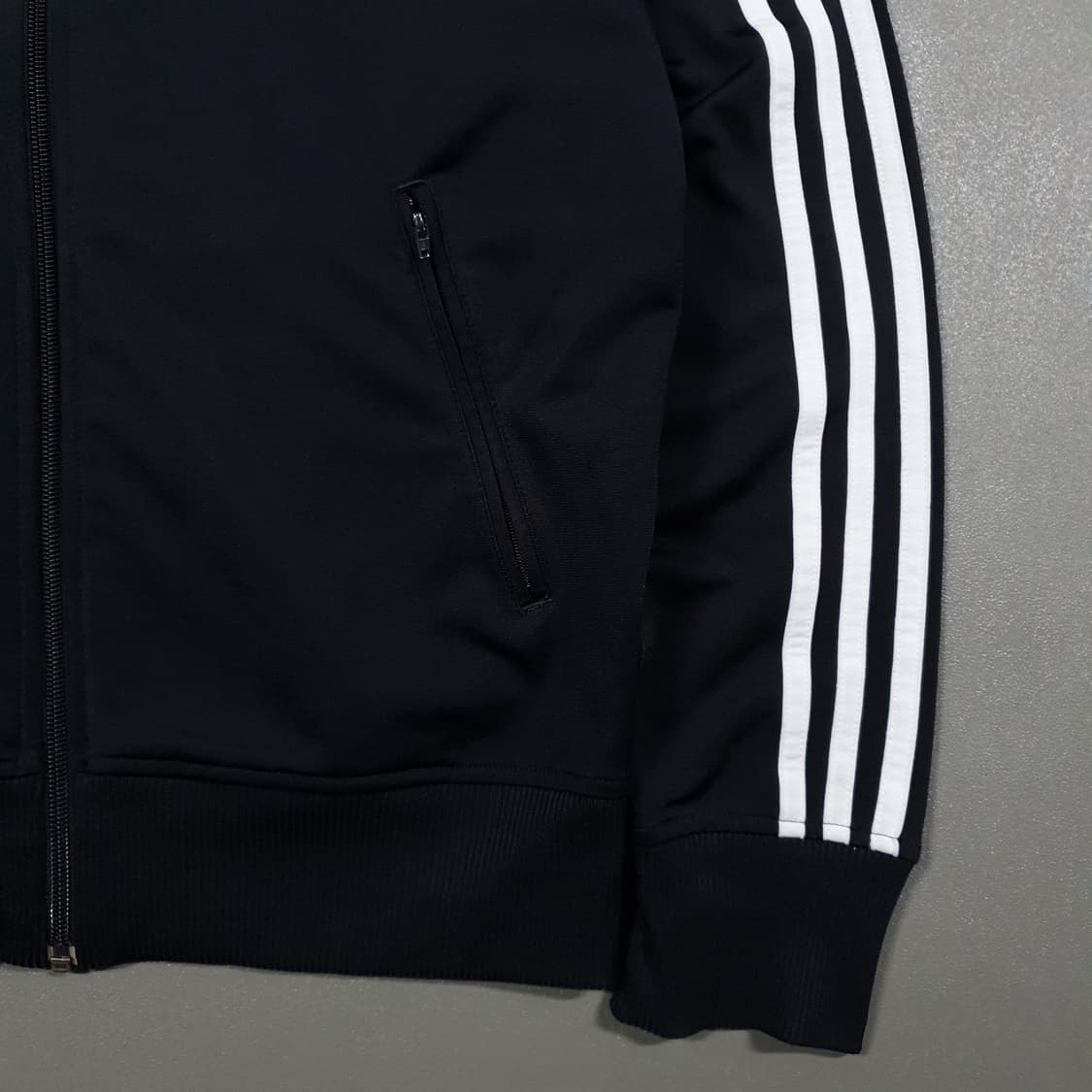 M (95) 아디다스 유로파 파이어버드 트랙탑 져지 자켓 블랙 y2k 상품이미지4
