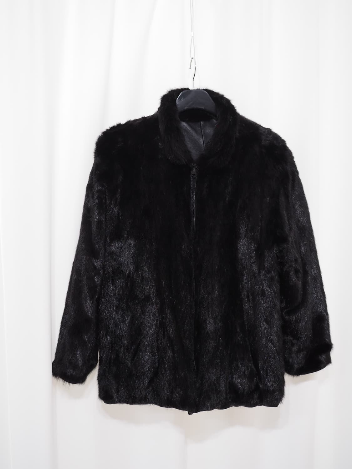 vintage leather&mink reversible jacket 상품이미지7