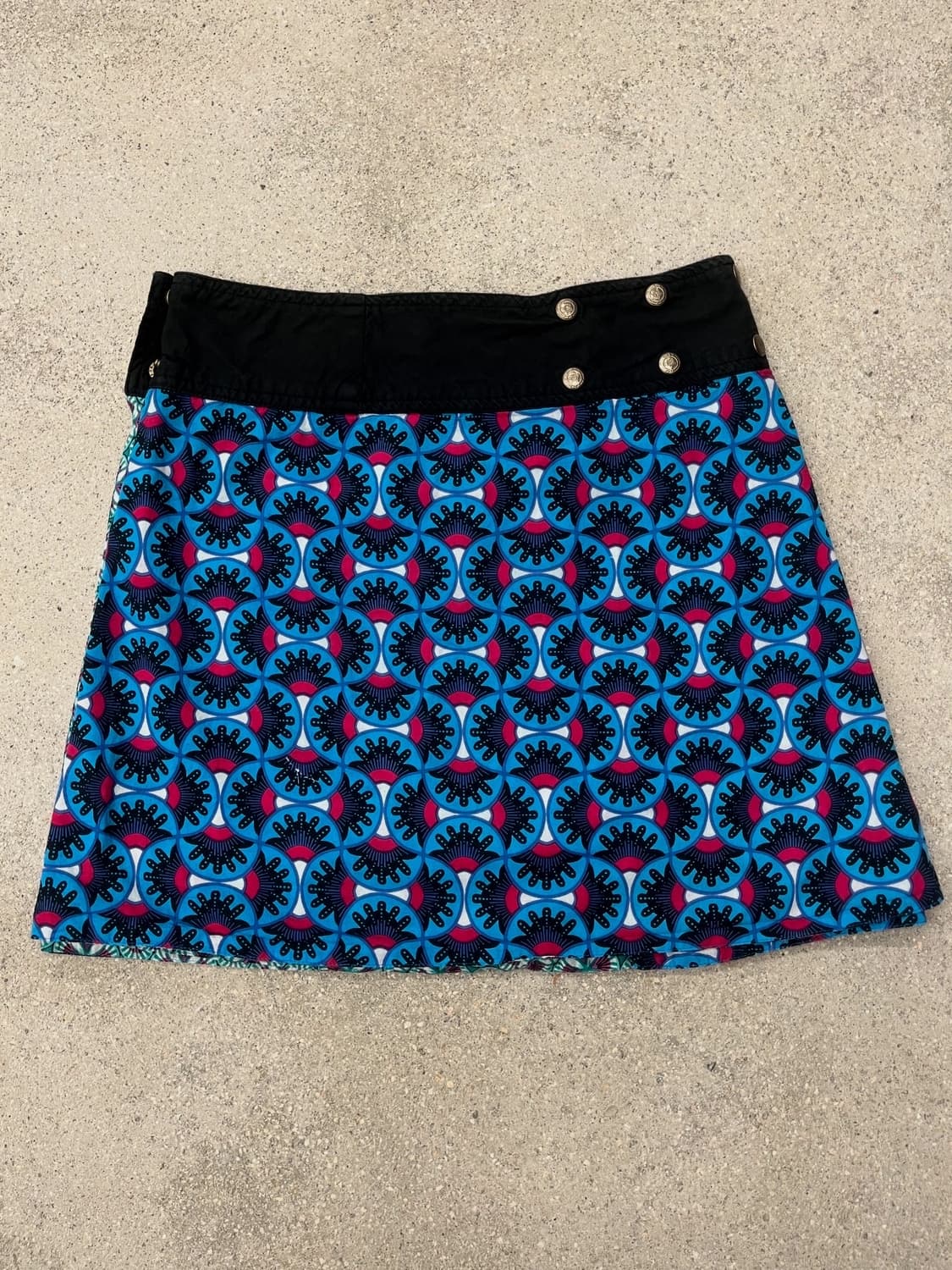 리버시블 패턴 버튼 스커트  상품이미지4