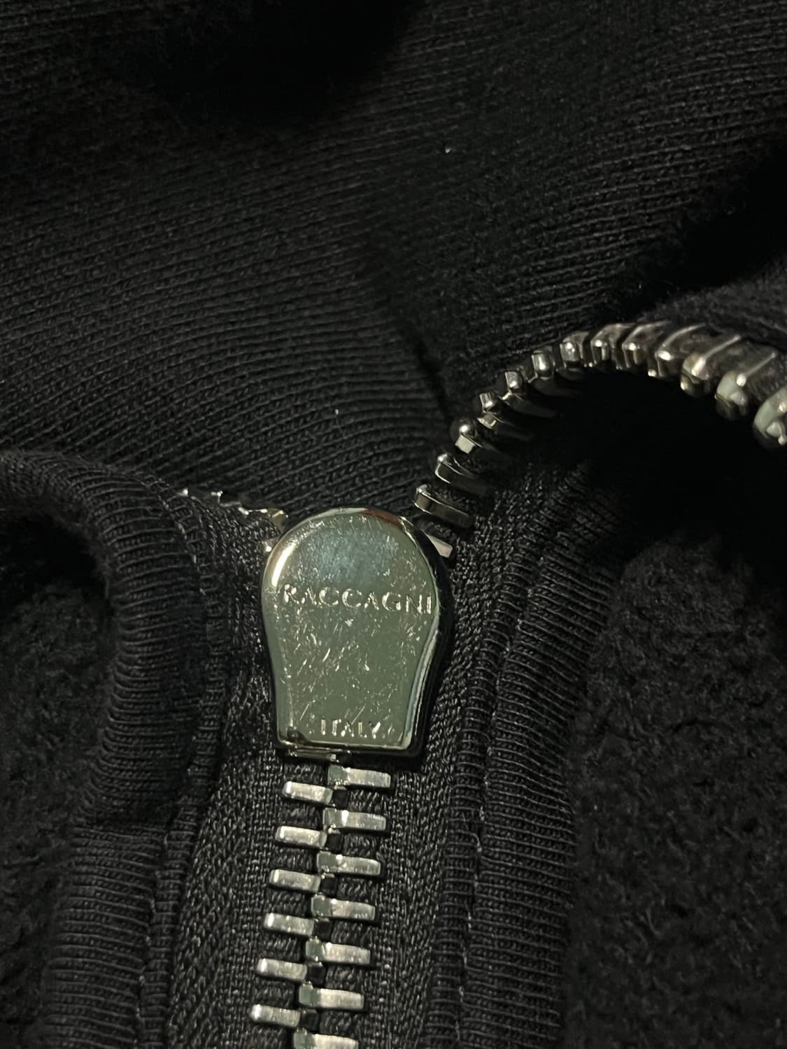 [S] Raf simons “LOVE” 후드 집업 블랙 상품이미지5